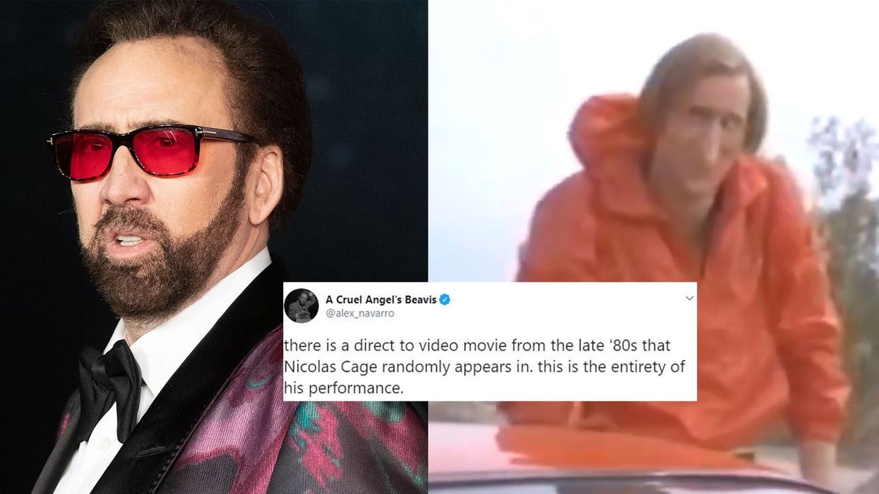 This scene from an old Nicolas Cage film has gone viral for the best reason