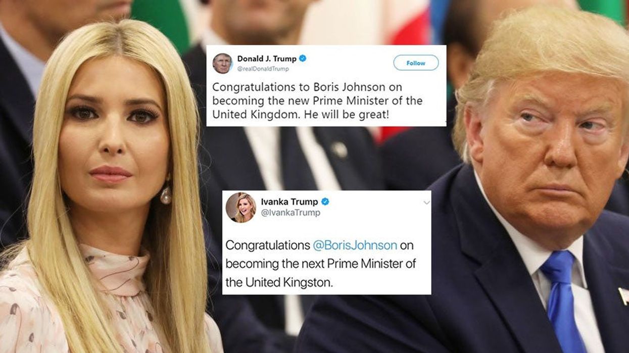Donald and Ivanka Trump's congratulations tweets to Boris Johnson backfired spectacularly