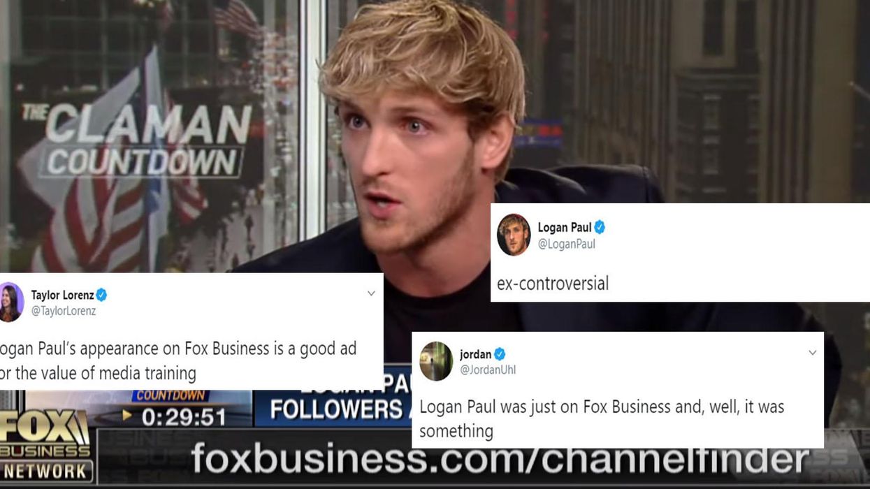 Logan Paul’s Fox Business interview is the weirdest thing you’ll see today