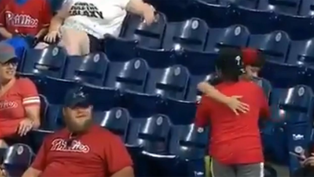 This 20-second clip of two boys at a baseball game will give you more hope than Trump has in two whole years