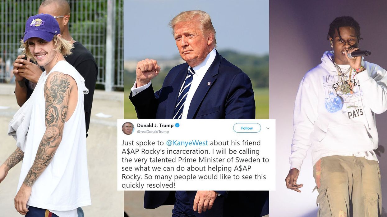 Justin Bieber asks Trump to help A$AP Rocky but also wants him to 'let those kids out of cages'