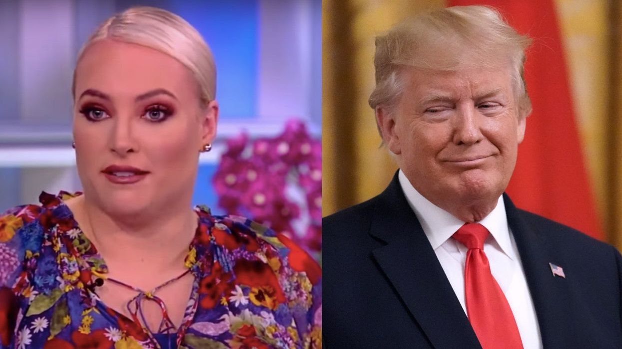 Meghan McCain says that she feels 'victimised' by Trump's attacks on Ilhan Omar as she can 'no longer criticise her'