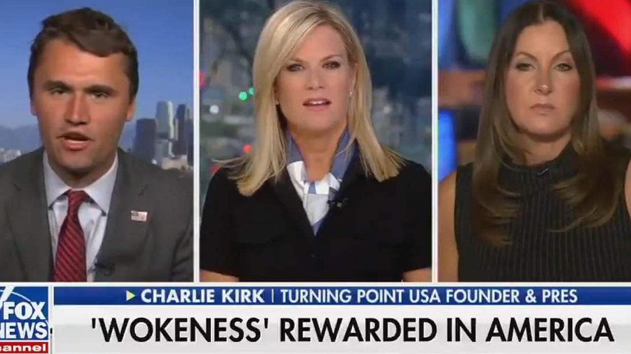 Turning Point's Charlie Kirk says that white supremacy in America isn't a thing because Asian Americans earn a lot of money