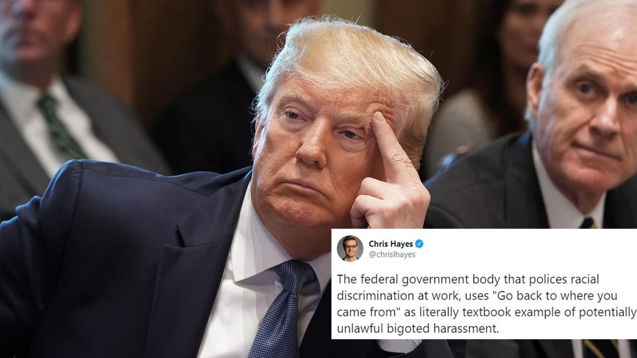 Trump tweets: US government guidelines say 'go back to where you came from' is racist statement