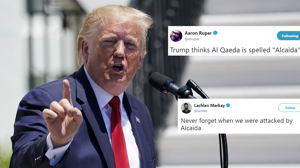 Trump spells Al Qaeda wrong in speech notes falsely accusing Ilhan Omar of supporting terror group