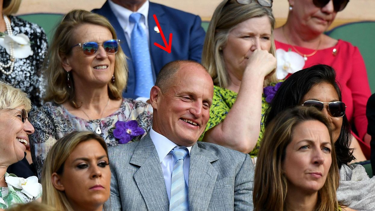 Woody Harrelson's antics at Wimbledon might be the funniest thing you see all day