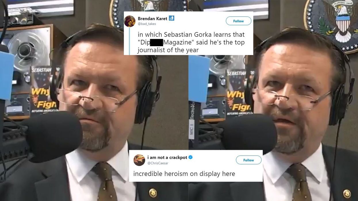 Former Trump aide tricked into thinking he had been awarded 'journalist of the year' on his own radio show