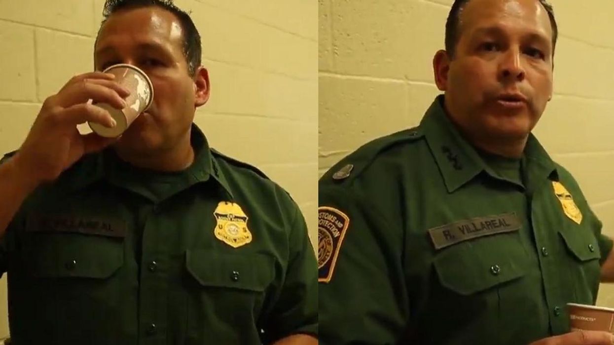 Border patrol agent drinks from toilet sink to 'debunk' Alexandria Ocasio-Cortez