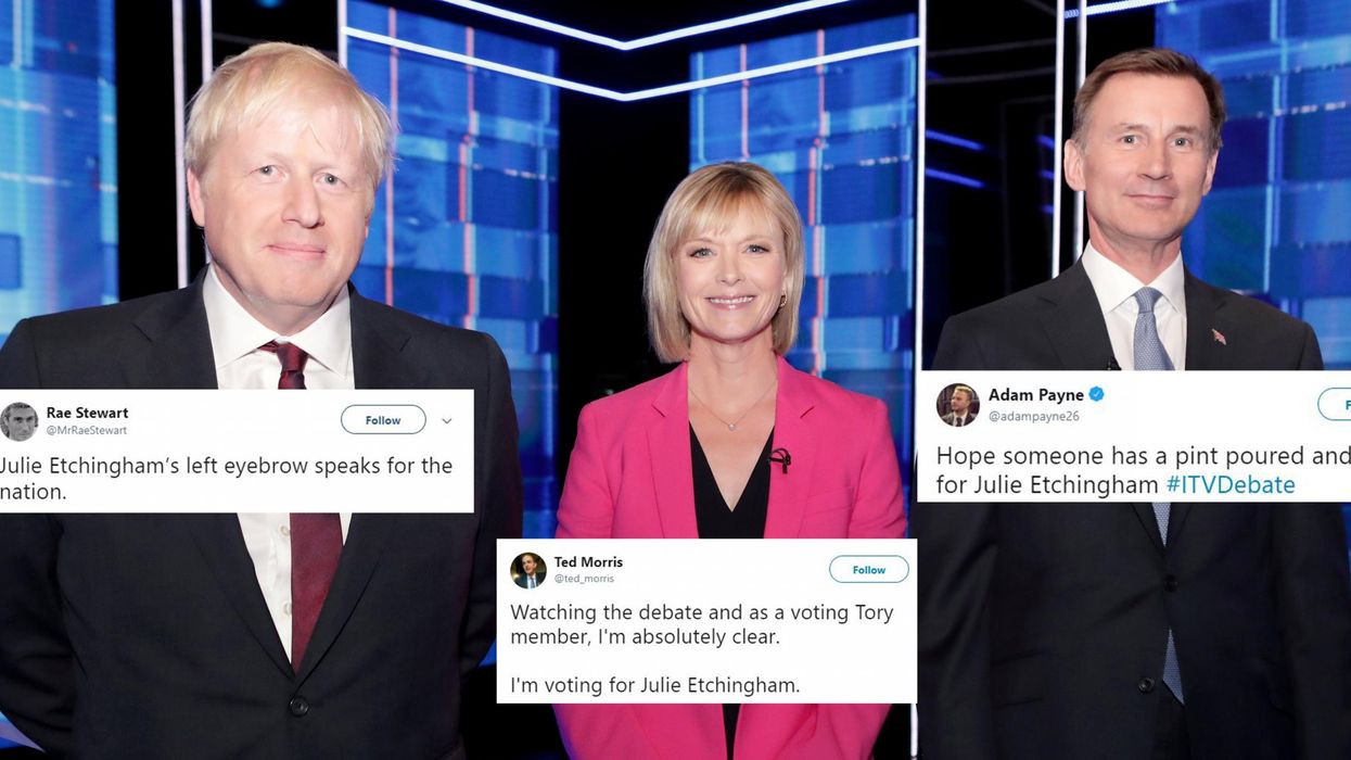 People think that Julie Etchingham was the only real winner from the Tory leadership debate