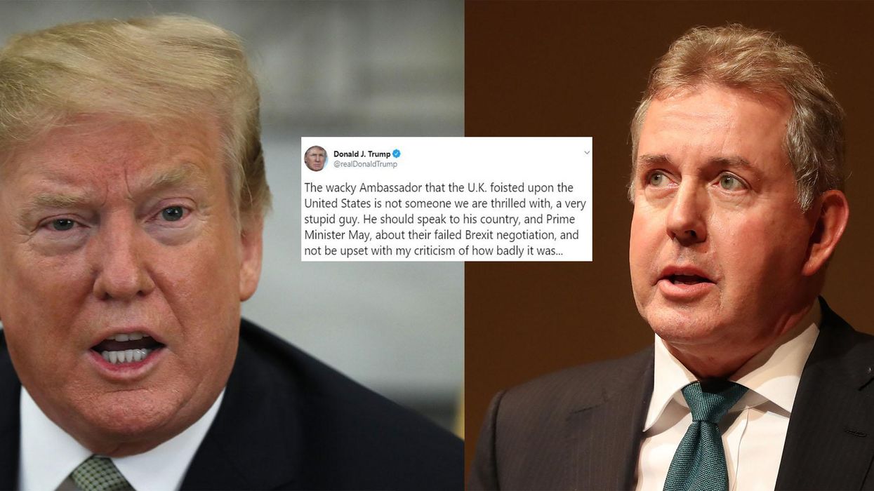 Trump is having an absolute meltdown about the UK ambassador and Brexit