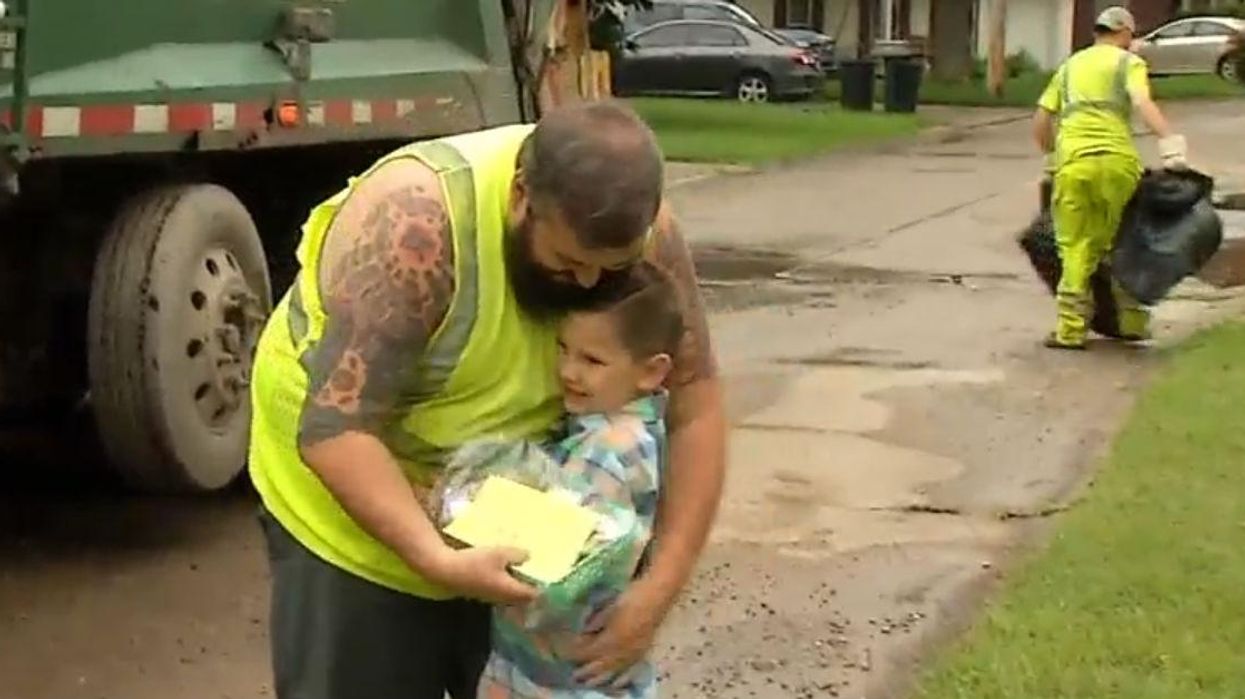 Meet the 6-year-old who charmed the internet by being best mates with the bin men in his neighbourhood