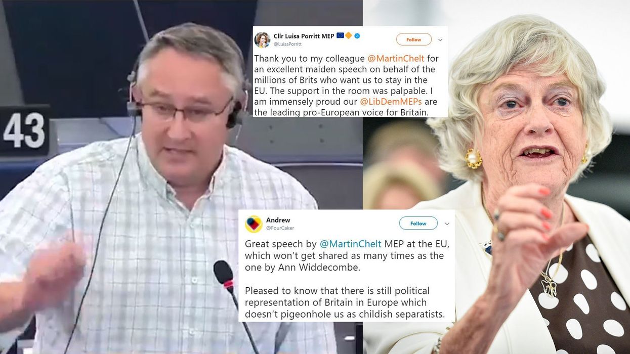 Lib Dem MEP applauded in EU parliament after criticising Ann Widdecombe's 'slavery' speech