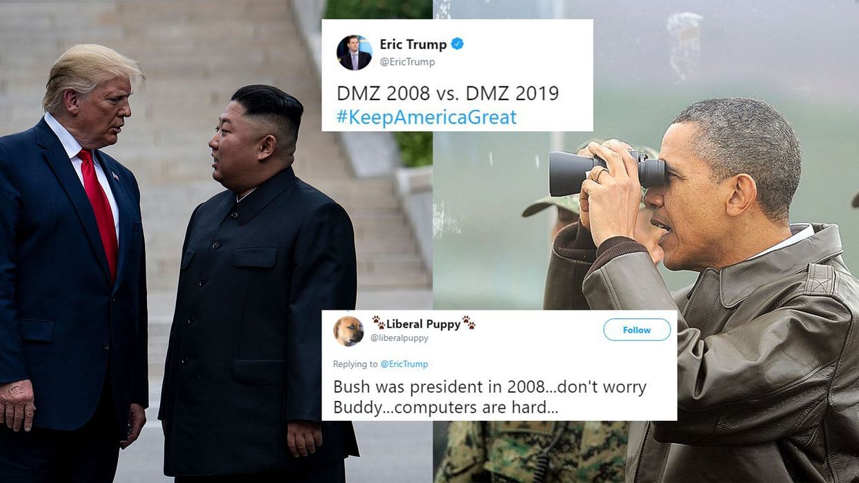 Eric Trump tried to mock Obama for not visiting North Korea but it backfired badly