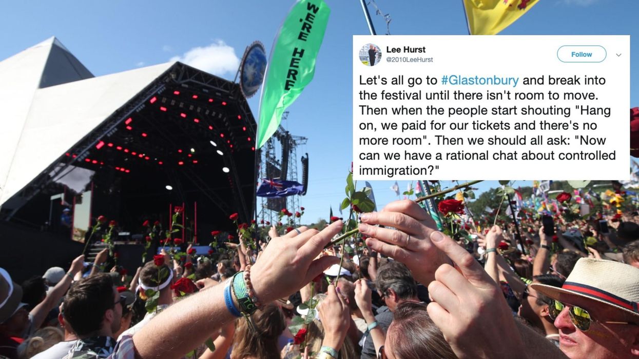 Brexit: This 'comedian' used a Glastonbury analogy to argue the case to Leave and honestly it couldn't have gone any worse