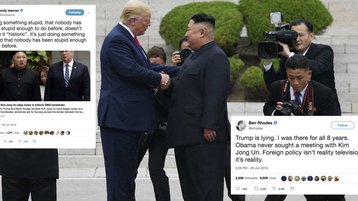 Trump and Kim Jong Un shared a historic handshake and the internet has a lot of thoughts