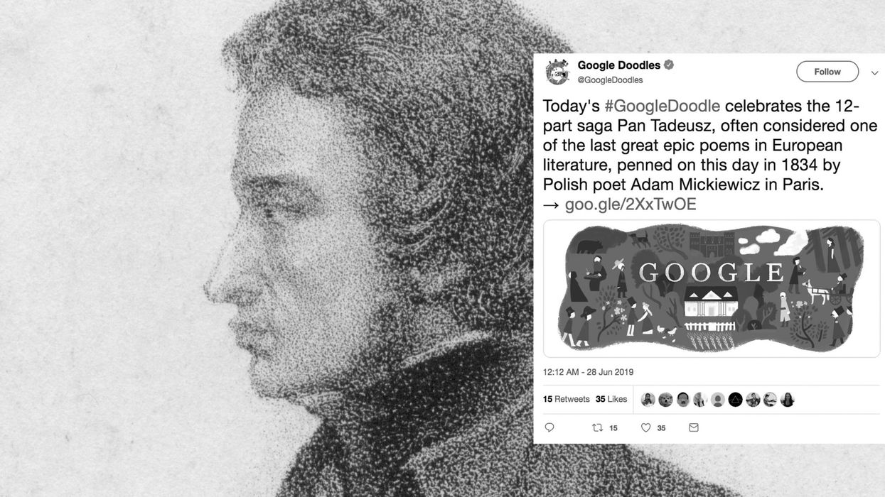 Pan Tadeusz poem: Why is Google Doodle celebrating Adam Mickiewicz's  masterpiece?, indy100