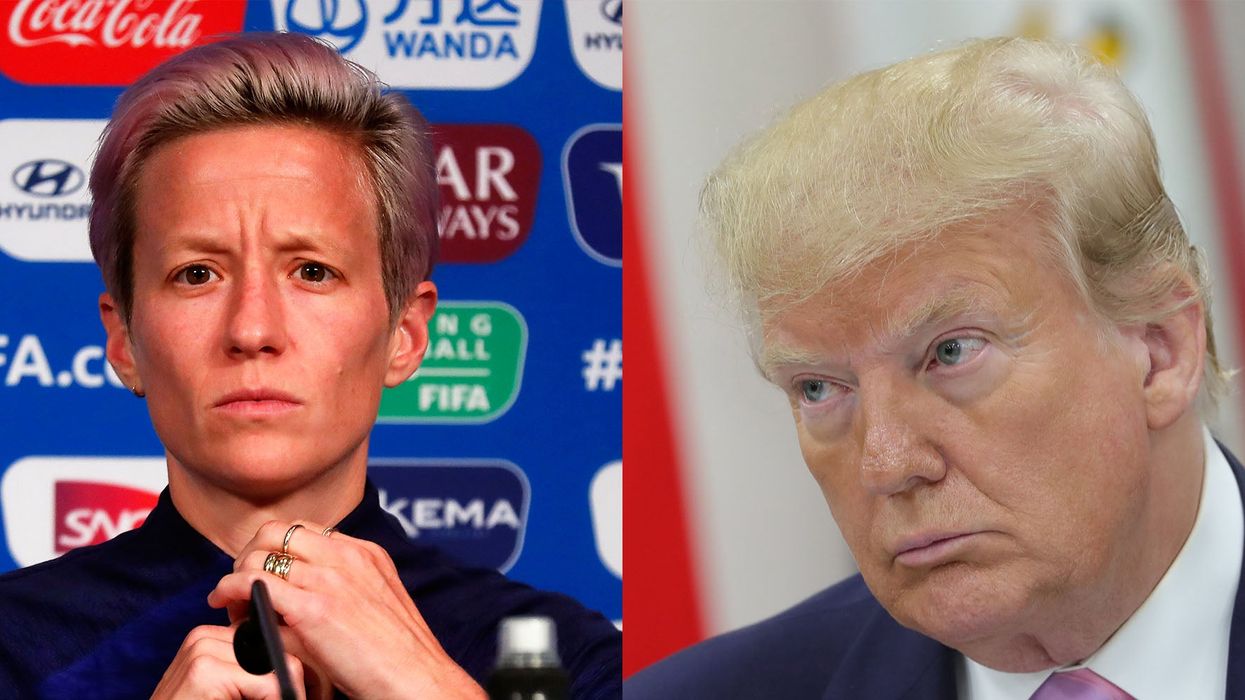 Megan Rapinoe doubles down on Trump comments but apologises for swearing as it would upset her mum