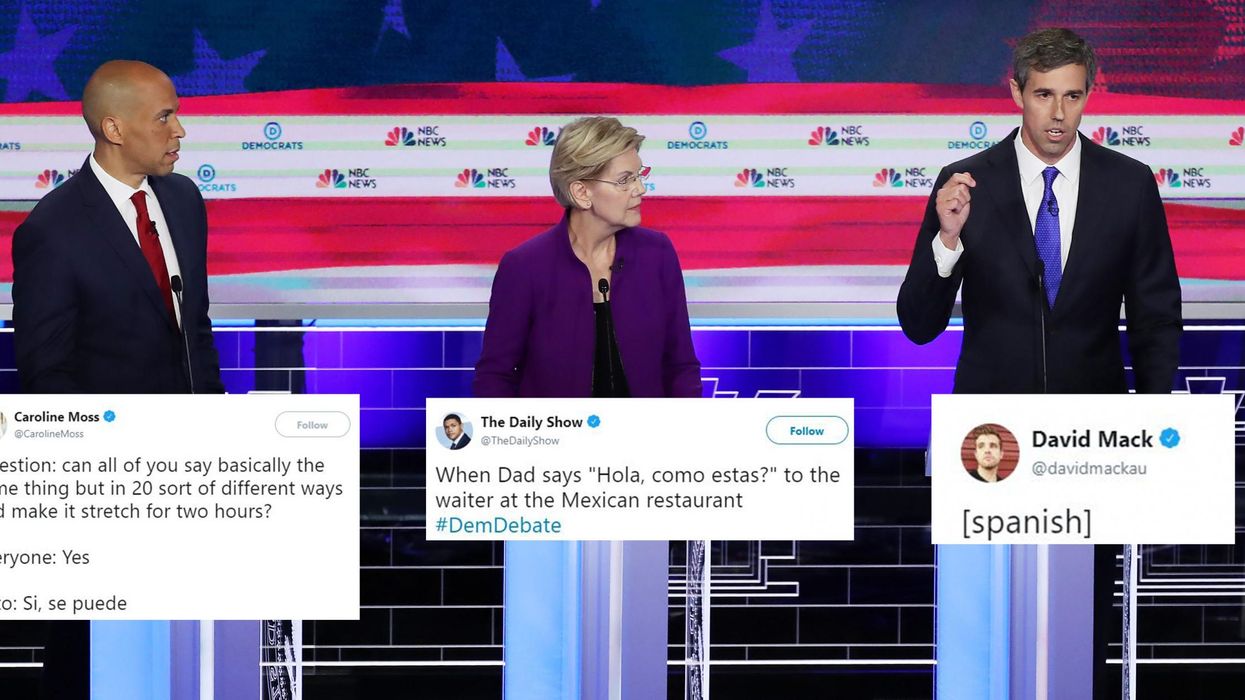 Beto O'Rourke answered the first question of the Democractic debate in Spanish and it became an instant meme