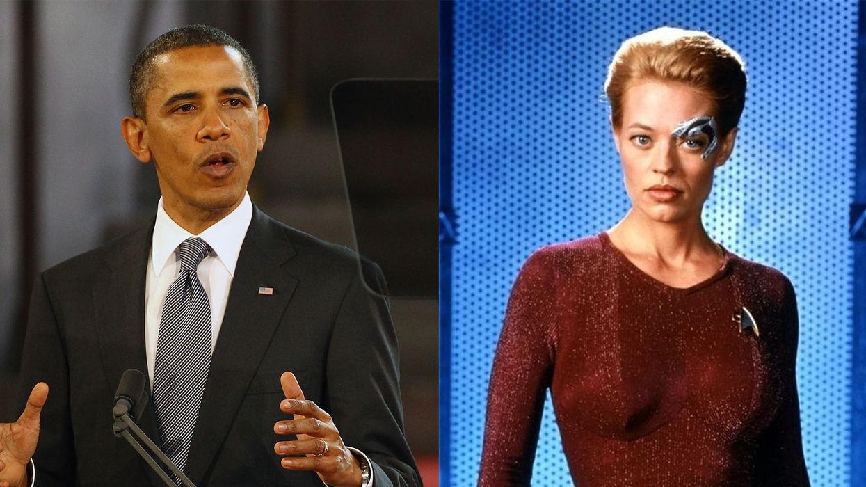Theory suggest that low viewing figures for Star Trek: Voyager led to Obama becoming president