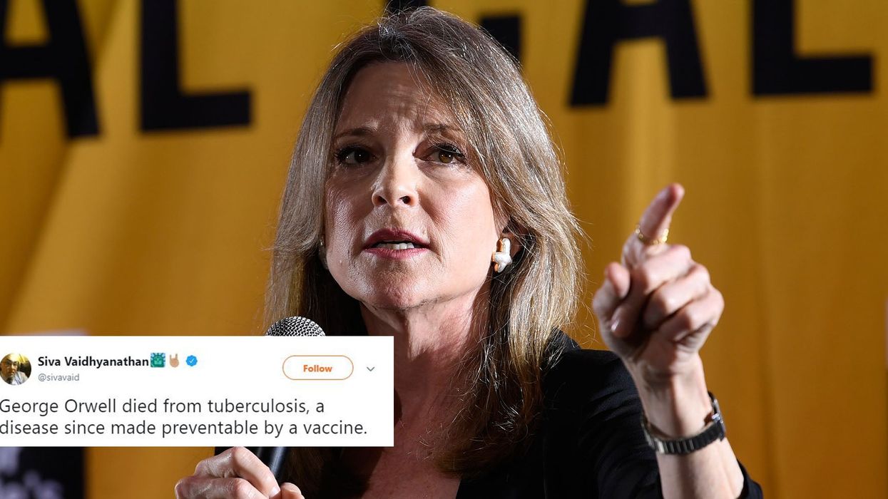 US election candidate calls mandatory vaccines 'Orwellian' and everyone is making the same point