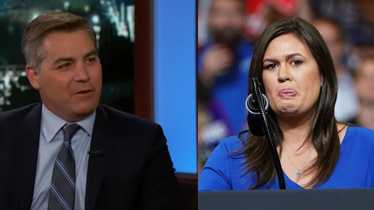Jim Acosta says that Sarah Sanders once tried to get him to sing the '12 Days of Christmas 'with her
