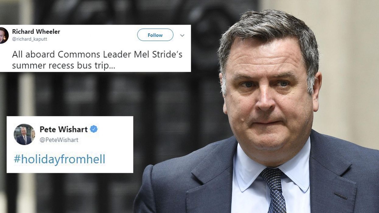 House of Commons leader suggests MPs go on bus trip together during summer holiday