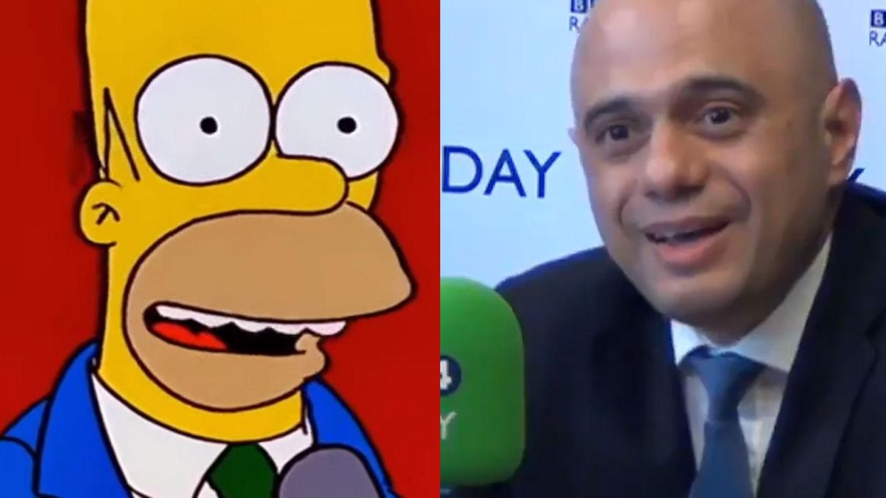 Sajid Javid compared himself to Homer Simpson and the takedowns were savage