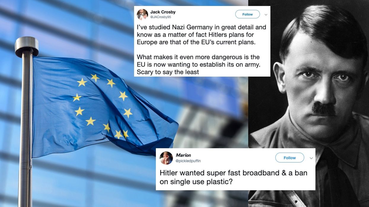 A man tried to compare the plans for an EU army to Nazi Germany and it didn't go to plan