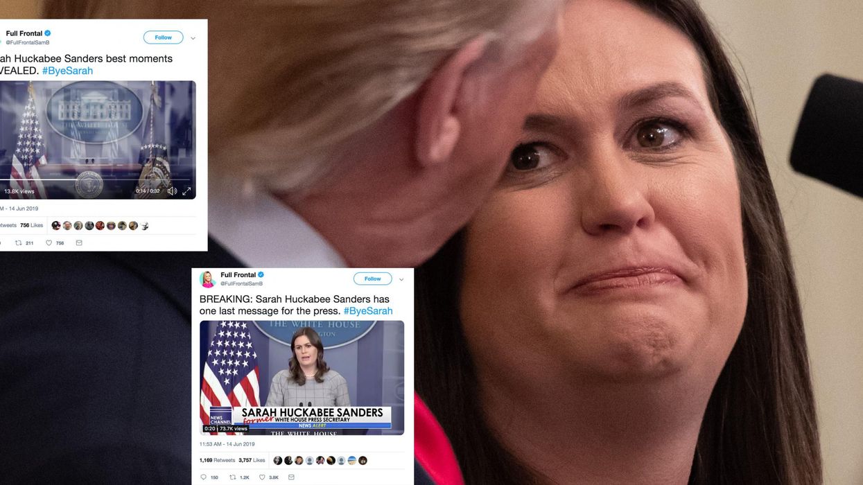 This Sarah Sanders spoof is the apology everybody needs, but will not get