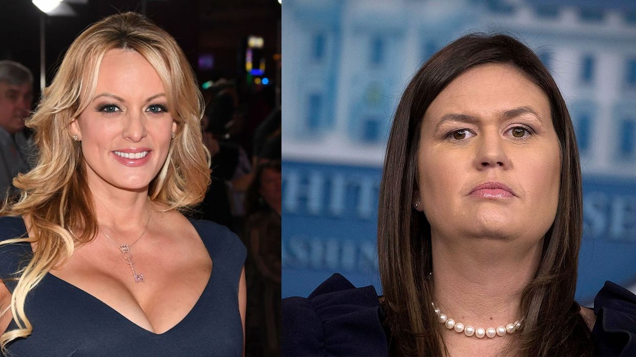 Stormy Daniels had the best response to Sarah Sanders saying that she wants to be remembered as 'transparent and honest'