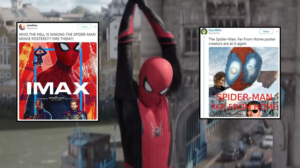 The new Spider-Man poster is such a photoshop fail that fans are designing their own versions