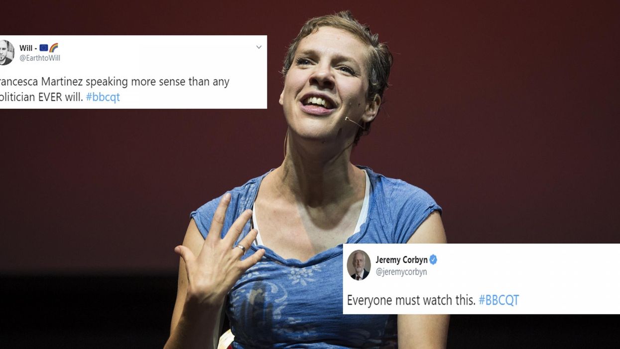 Question Time: Comedian claims Conservative government has ‘blood on its hands’ over austerity