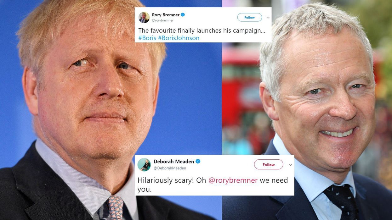 Rory Bremner gave a hilariously accurate impression of Boris Johnson's campaign launch speech