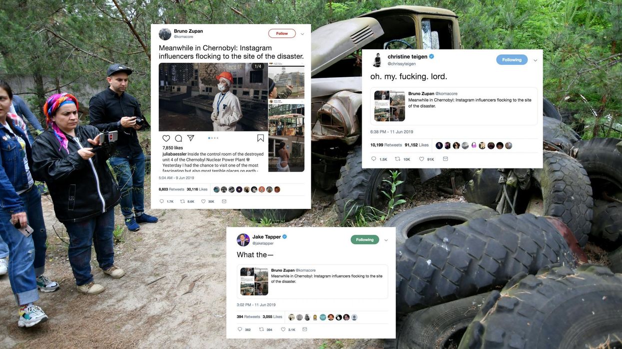 Instagram influencers are taking selfie trips to Chernobyl and people can't believe it