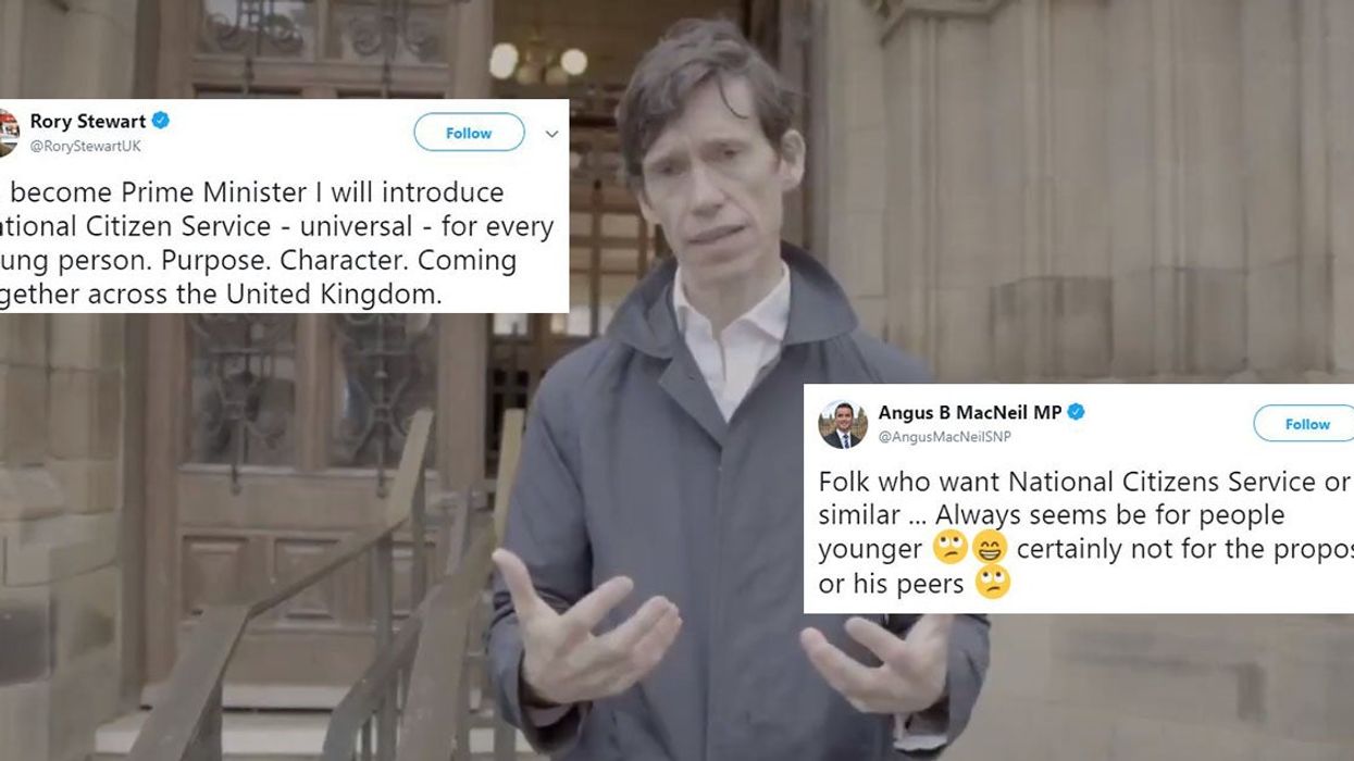 Tory MP Rory Stewart's proposal for a 'National Citizen Service' has caused a huge debate online