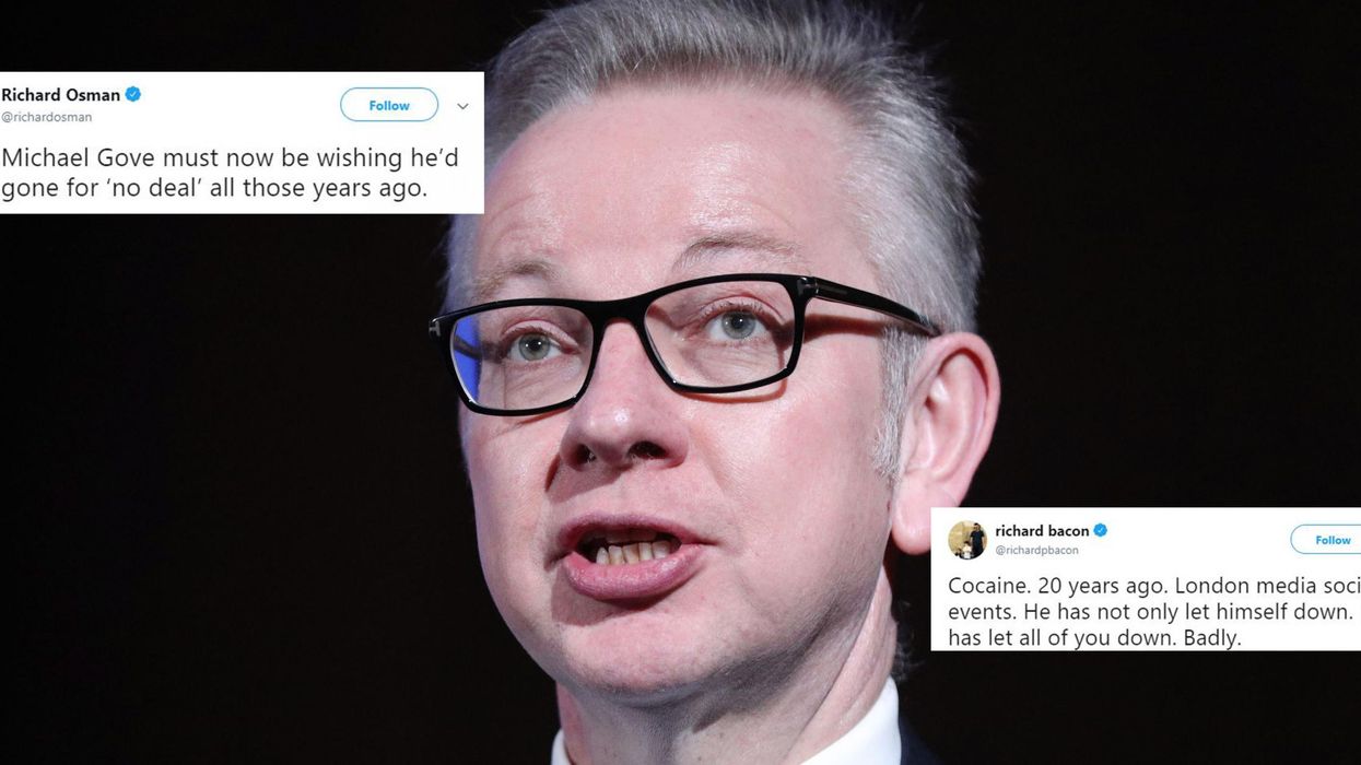 Michael Gove admitted to taking cocaine and the internet had a lot of thoughts