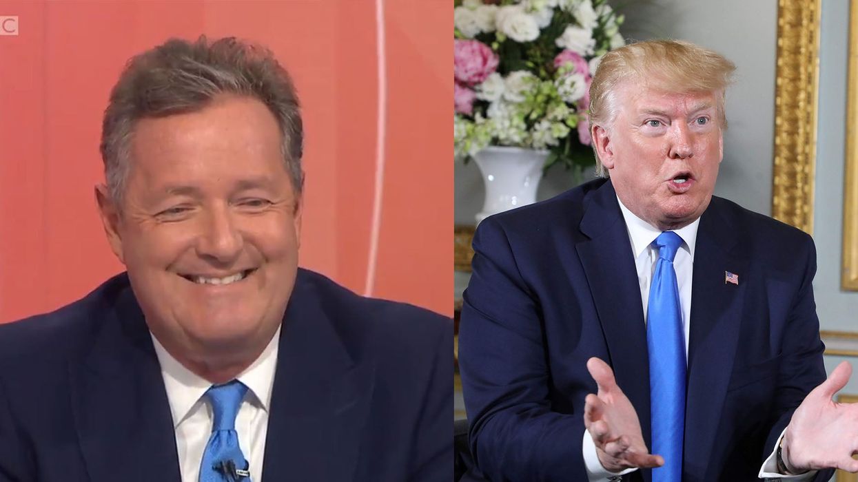 Question Time audience member calls out Piers Morgan's hypocrisy over Trump