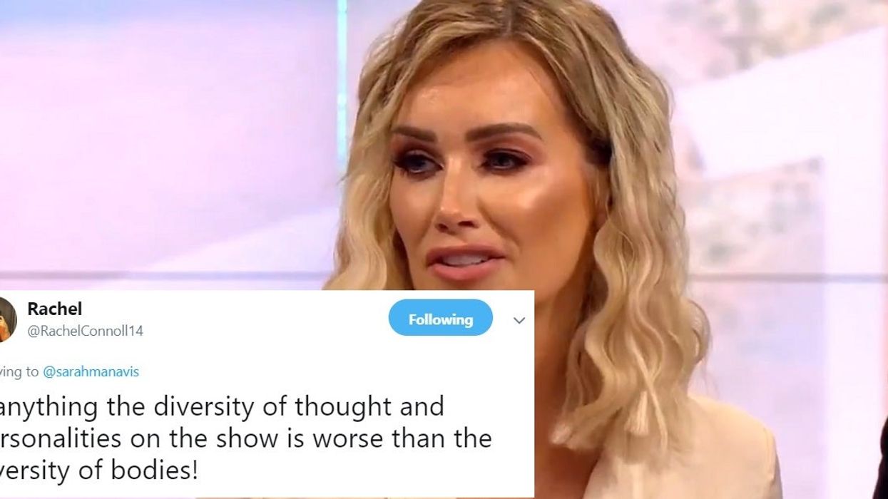 Love Island star mocked for saying diversity of 'personality' is more important than actual diversity