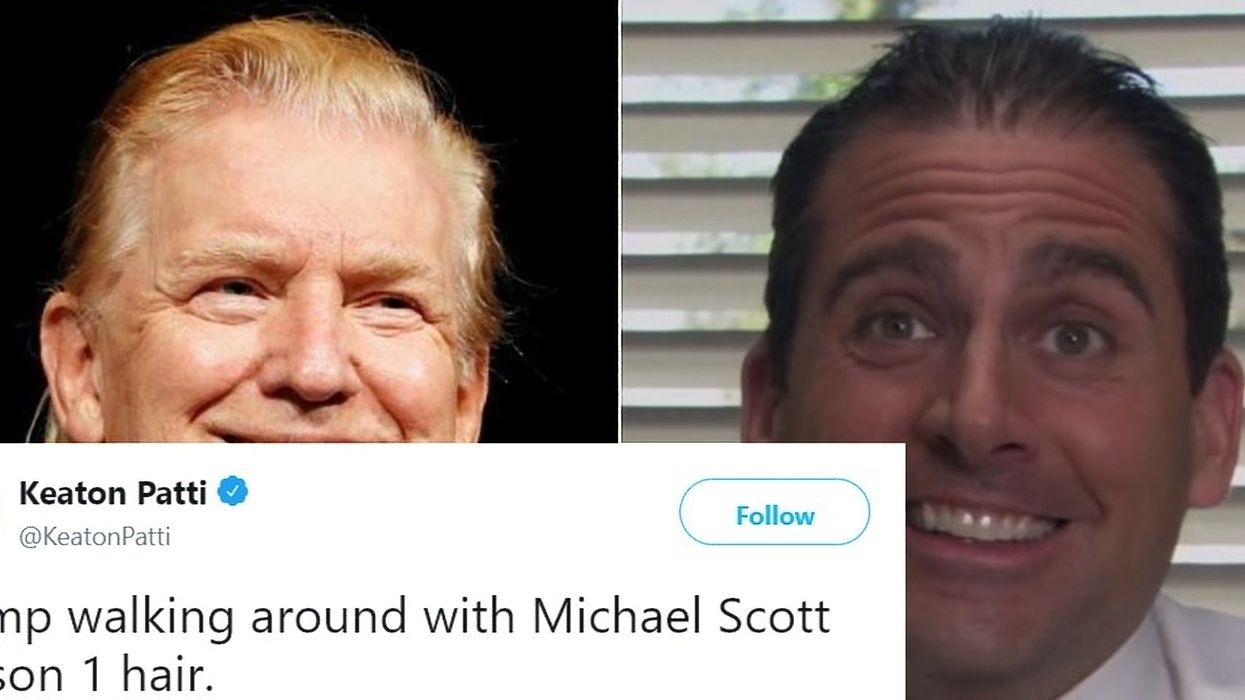 Trump stepped out with a bizarre new hairstyle and no one knows what to think
