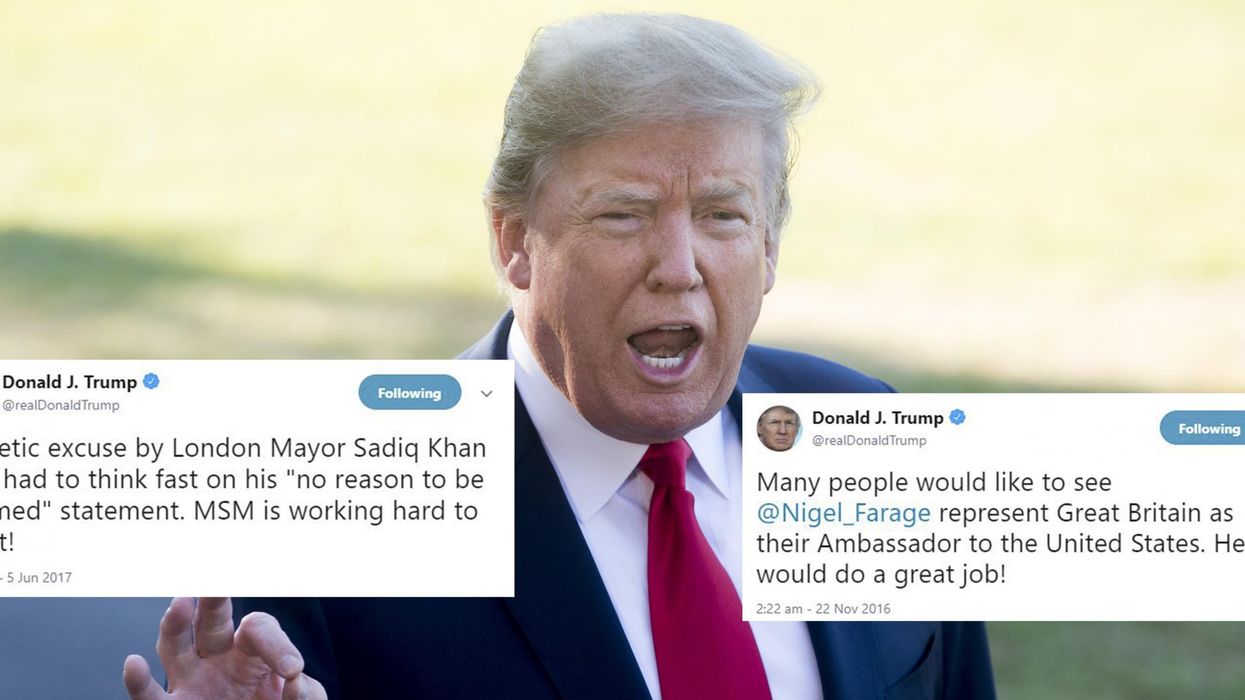 Everything that Donald Trump has said about the UK