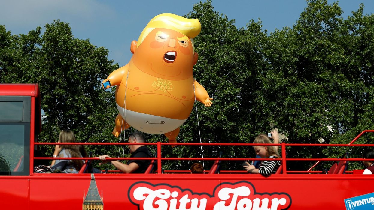 The Trump baby blimp is set to fly again during the US president's state visit next week