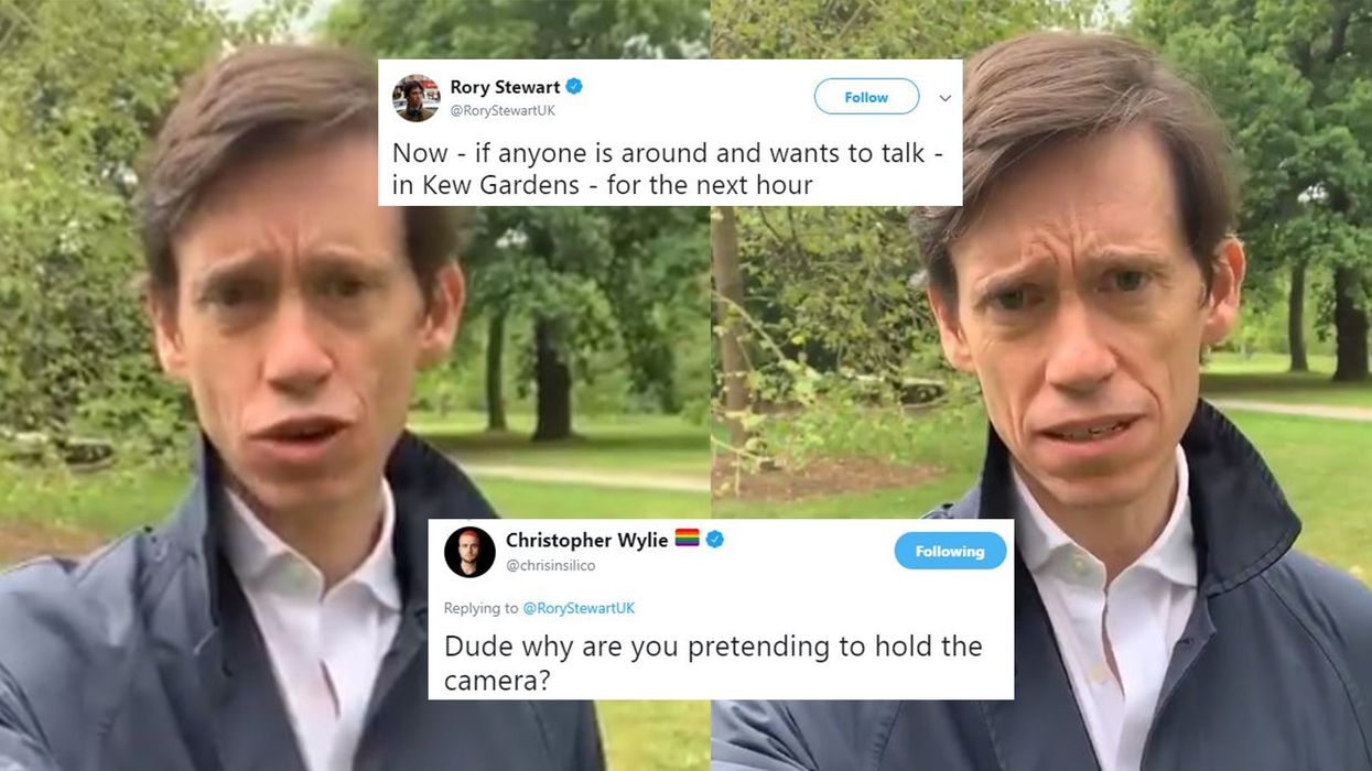 Rory Stewart admits to filming fake selfie as Tory leadership campaign gets even weirder