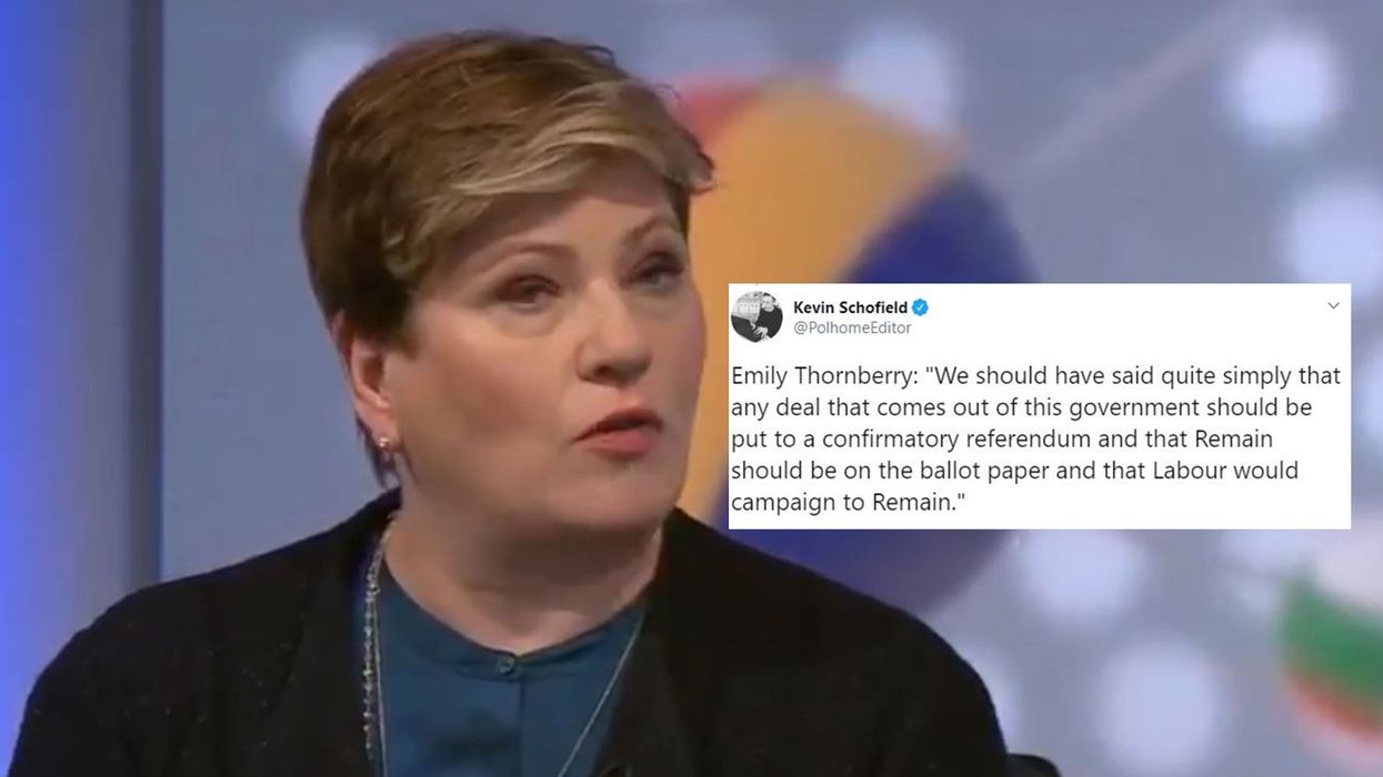 Emily Thornberry explains exactly why Labour did so badly in the European elections