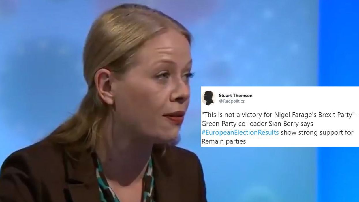 Green party co-leader explains why the European elections are ‘not a victory’ for the Brexit party