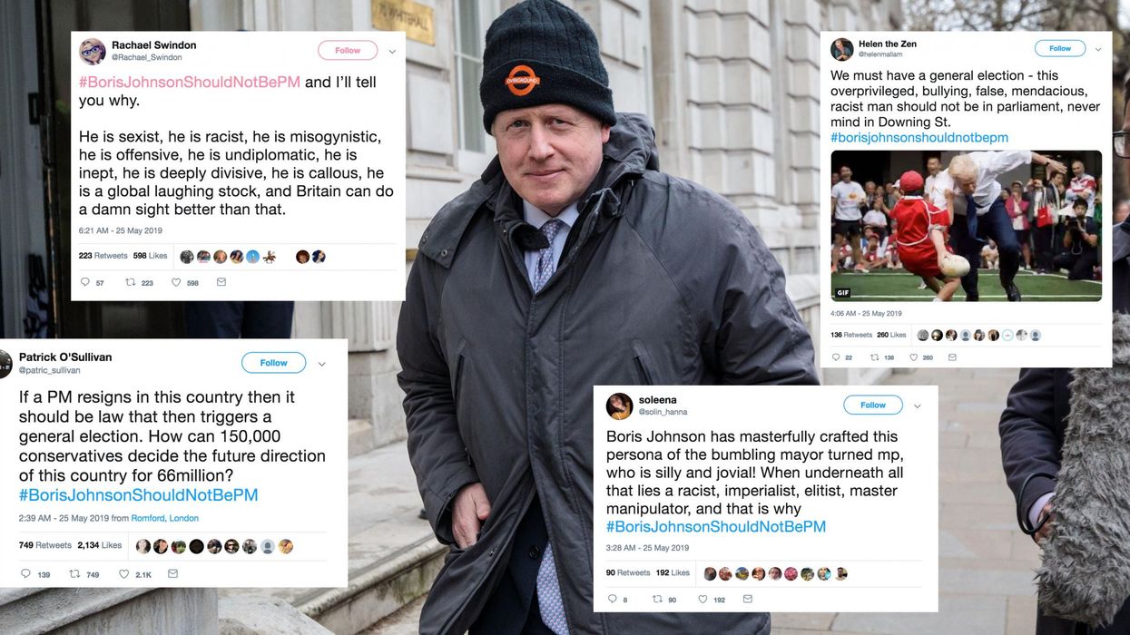BorisJohnsonShouldNotBePM is trending on Twitter and people aren’t holding back
