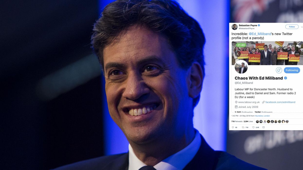 Ed Miliband rebranded his Twitter just to mock the Tories and everyone loves it