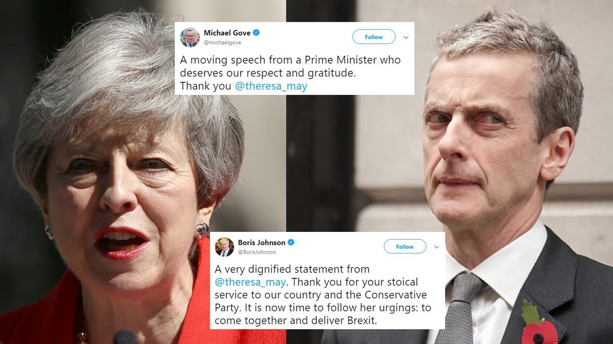 Tory MPs' reaction to Theresa May's resignation is reminiscent of a scene from The Thick of It