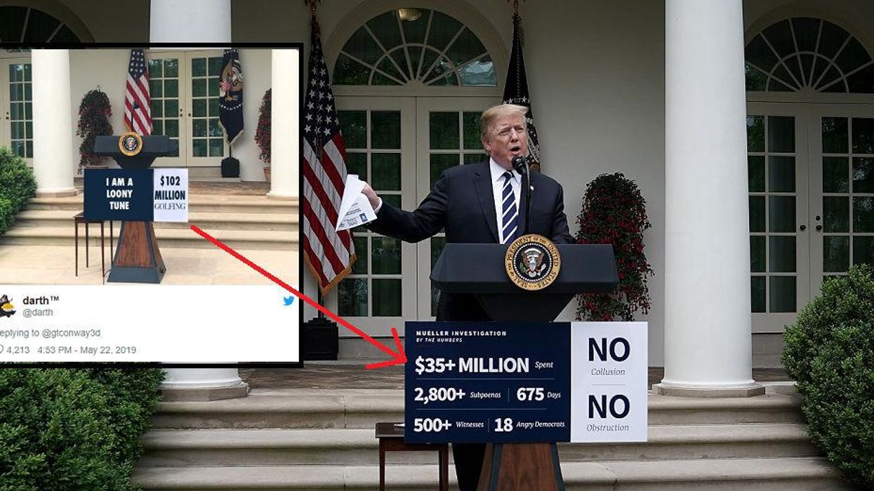 Donald Trump’s speech about impeachment and the Mueller report instantly became a meme