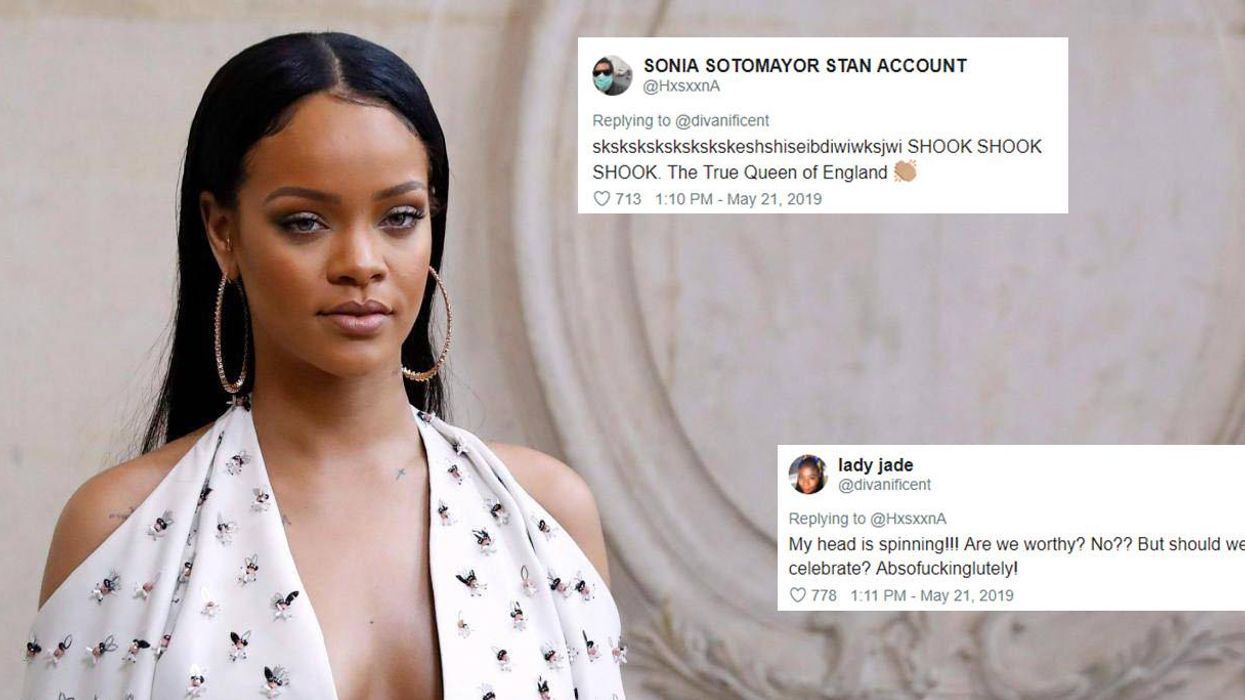 Rihanna has revealed she's been living in London and fans are shocked