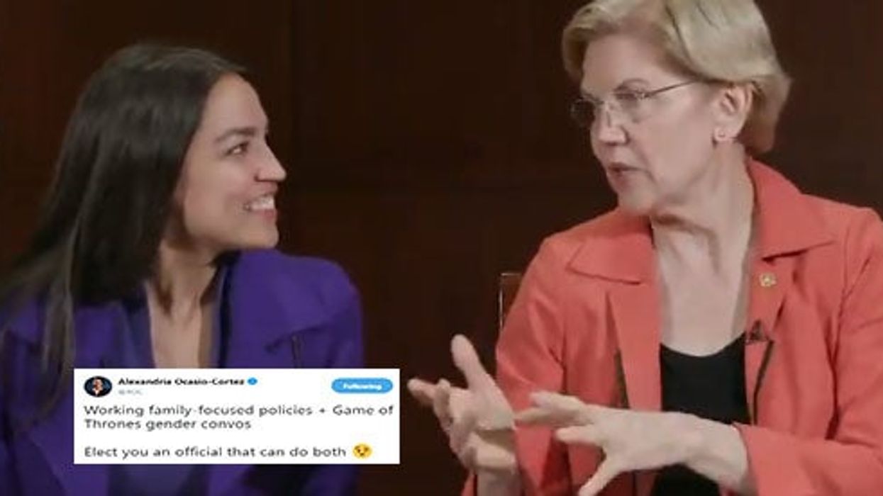 AOC and Elizabeth Warren call out Game of Thrones finale for being too 'male-centric'